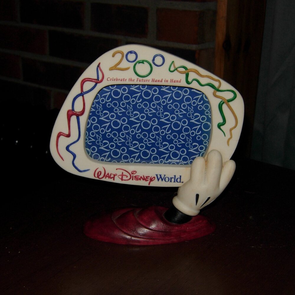 Vintage 2000 Walt Disney World Parks Photo Frame
